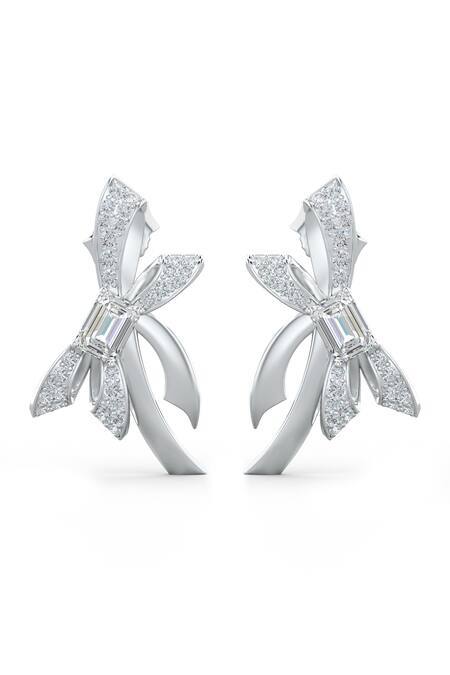 Kicky & Perky Designer Moissanite Stud Earrings 