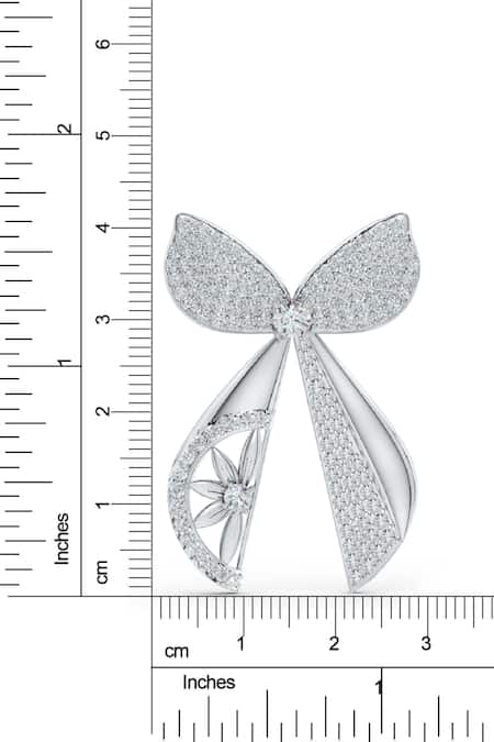 Buy_Kicky & Perky_Silver Plated Imitation Diamonds Designer Moissanite Dangler Earrings _Online_at_Aza_Fashions