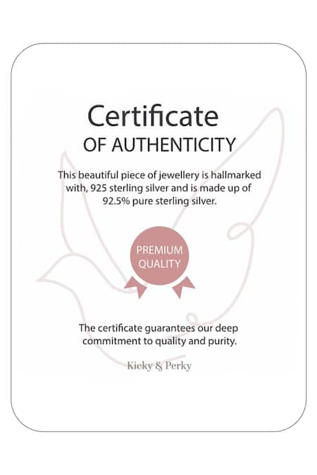 Kicky & Perky_Silver Plated Imitation Diamonds Moissanite Bow Ring_at_Aza_Fashions