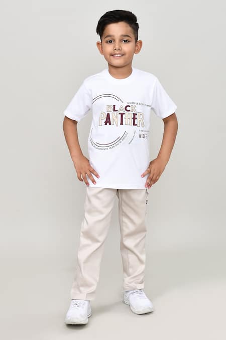 Shop_Petite Pomme_Wine Cotton Embroidery Boys Full Sleeves Jacket And Trouser Set_Online_at_Aza_Fashions