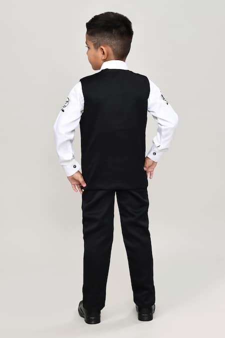 Petite Pomme Boys 3-Piece Waistcoat Suit 