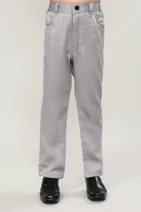 Petite Pomme_Black Cotton Boys 3-piece Waistcoat Suit_Online_at_Aza_Fashions