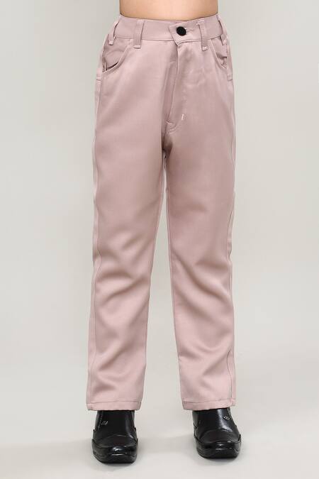 Petite Pomme_Black Cotton Boys 3-piece Waistcoat Suit_at_Aza_Fashions