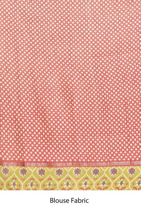 Buy_Naintara Bajaj_Purple Chanderi, Cotton Abstract Floral Detailed Saree With Running Blouse 