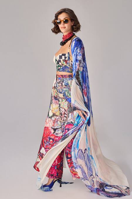 Saaksha & Kinni_Multi Color Crepe Mia Designer Palazzo _Online_at_Aza_Fashions