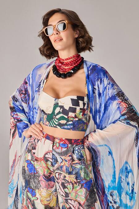 Buy_Saaksha & Kinni_Multi Color Crepe Mia Designer Palazzo _Online_at_Aza_Fashions