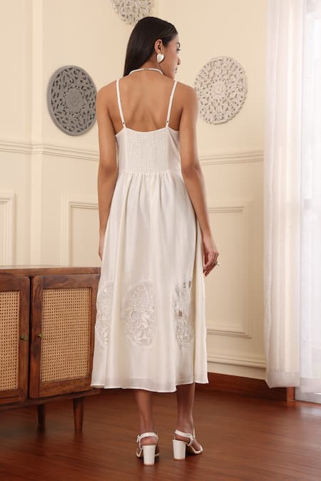 Midori By Sgv Embellished Midi Dress 