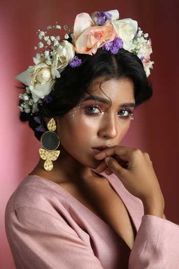 Zaza By Somya_Multi Color Contemporary Gold Plated Danglers _Online_at_Aza_Fashions