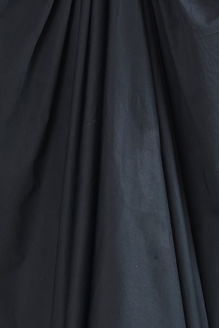 AK-OK_Black Sweetheart Neck Pleated Tube Maxi Dress_Online_at_Aza_Fashions