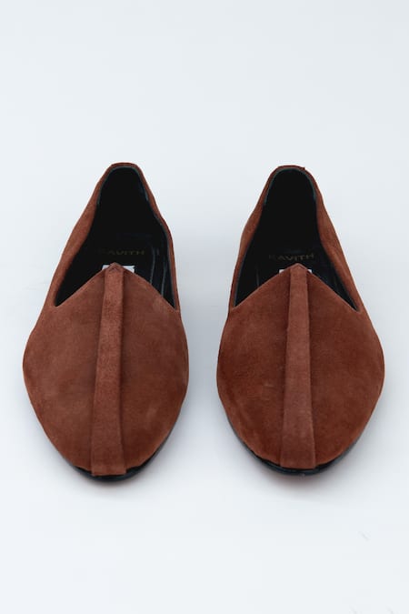 Kavith Mocha Shade Suede Jutti 