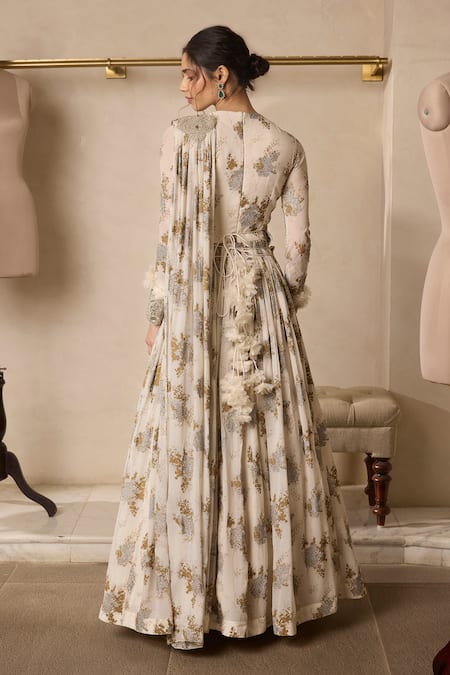 Bhumika Sharma Sylvia Print Anarkali With Belt 