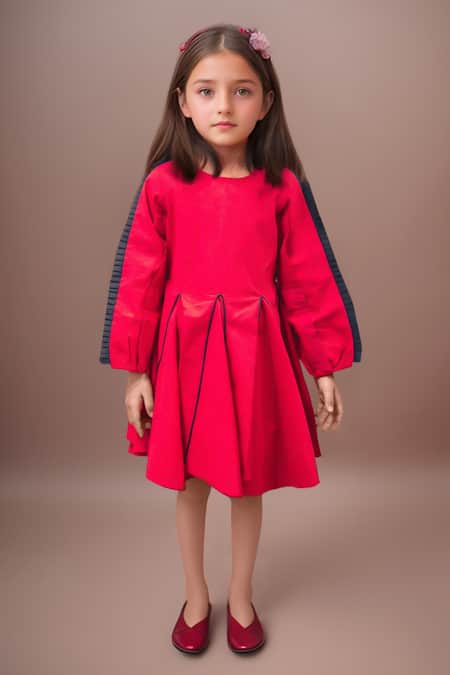 Samyukta Singhania Ruby Pink Twirl Frock 