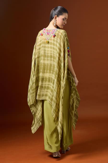 Yoshita Couture Shibori Pattern Kaftan Set 