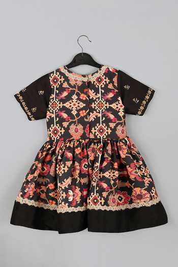 Little Brats Blossom Print Dress 