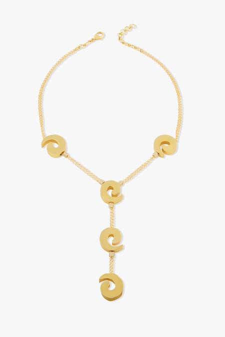 Joules By Radhika Gold Plated Solene Pendant Necklace 