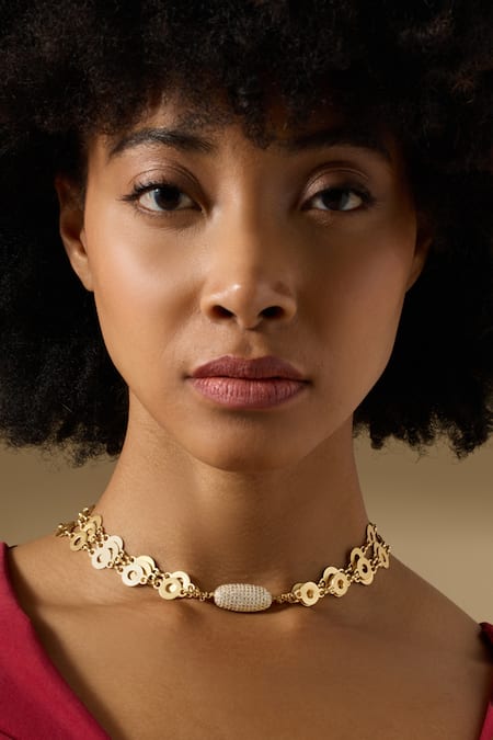 Joules By Radhika Gold Plated Anina Tone Necklace 