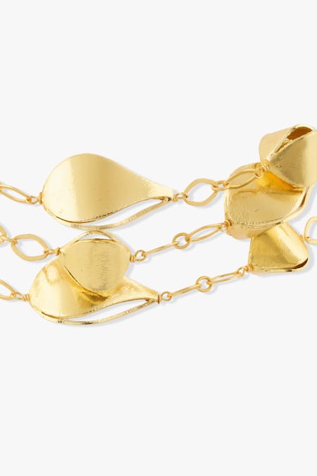 Joules By Radhika Gold Plated Contemporary Caelia Choker Online at Aza Fashions Joules By Radhika_Gold Plated Contemporary Caelia Choker _Online_at_Aza_Fashions