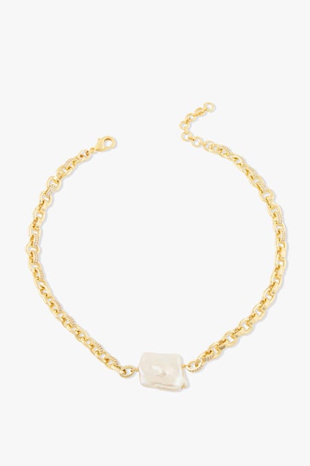 Shop Joules By Radhika White Aseneth Baroque Pearl Necklace at Aza Fashions Shop_Joules By Radhika_White Aseneth Baroque Pearl Necklace _at_Aza_Fashions