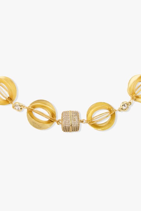 Joules By Radhika Gold Plated Meloura Choker Necklace Online at Aza Fashions Joules By Radhika_Gold Plated Meloura Choker Necklace _Online_at_Aza_Fashions