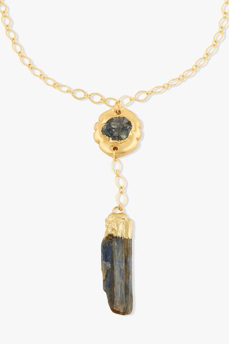 Joules By Radhika_Black Vareth Pendant Necklace_Online_at_Aza_Fashions