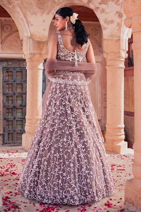 Meenagurnam Classic Embroidered Lehenga Set 