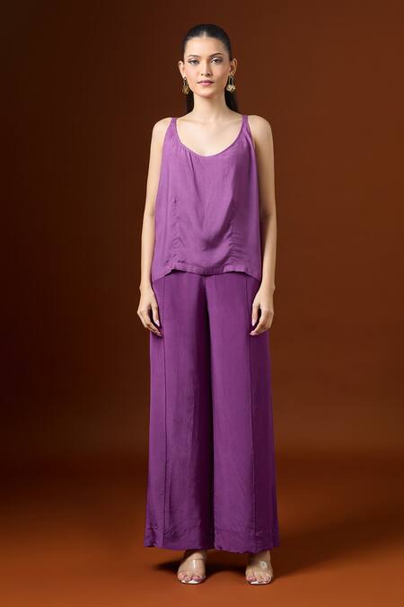 Yoshita Couture Purple Beads, Sequins Keyhole Neck Shibori Embroidered Kaftan Set Online at Aza Fashions Yoshita Couture_Purple Beads, Sequins Keyhole Neck Shibori Embroidered Kaftan Set _Online_at_Aza_Fashions