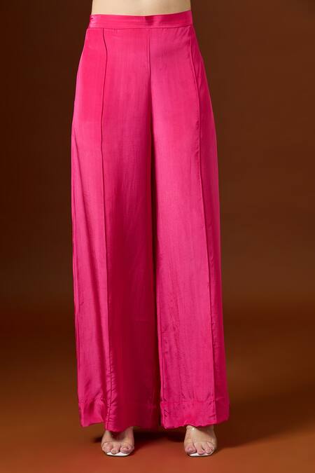 Buy_Yoshita Couture_Pink Beads Keyhole Neck Embroidered Yoke Kaftan Set _Online_at_Aza_Fashions