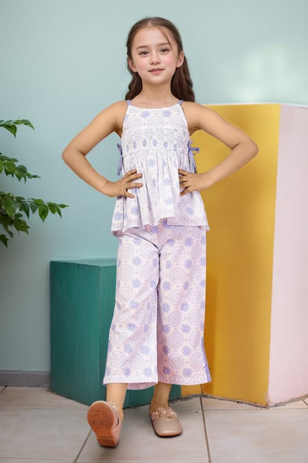 Samyukta Singhania Floral Printed Top & Pant Set 