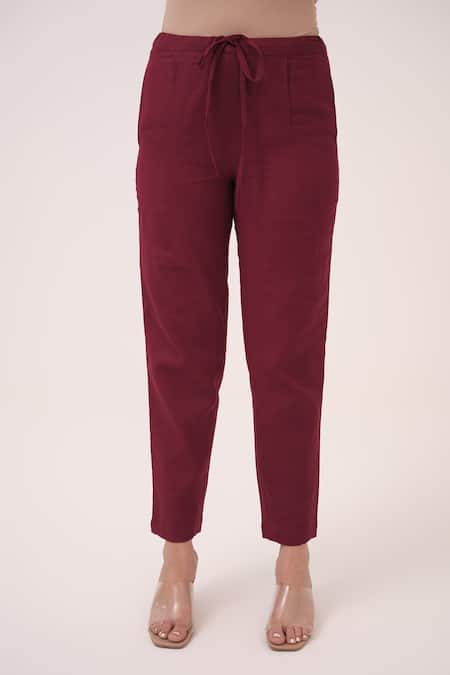 Shop_Ruchi Marodia_Pink Chanderi, Cotton Embroidery Printed Kurta Set  _Online_at_Aza_Fashions