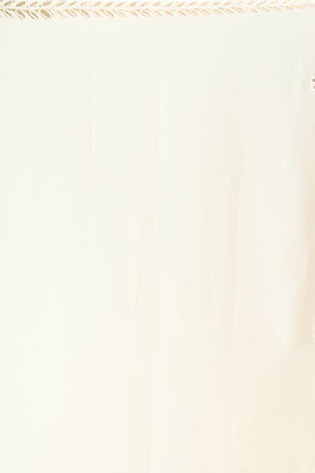 Buy_Samyukta Singhania_Embroidered White Chiffon Dupatta_Online_at_Aza_Fashions