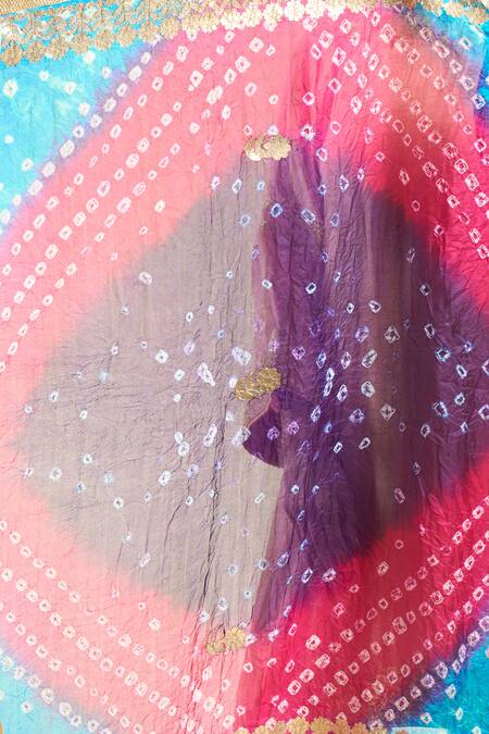 Buy_Samyukta Singhania_Multi Color Silk Blend Dupatta_Online_at_Aza_Fashions