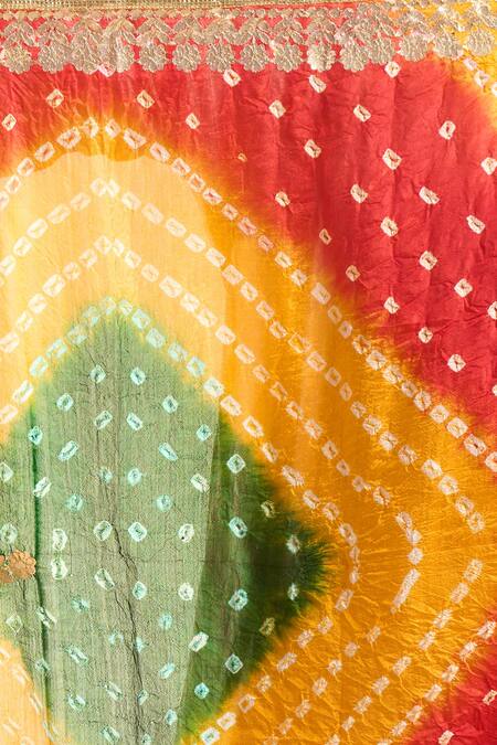 Buy_Samyukta Singhania_Multi Color Silk Blend Dupatta