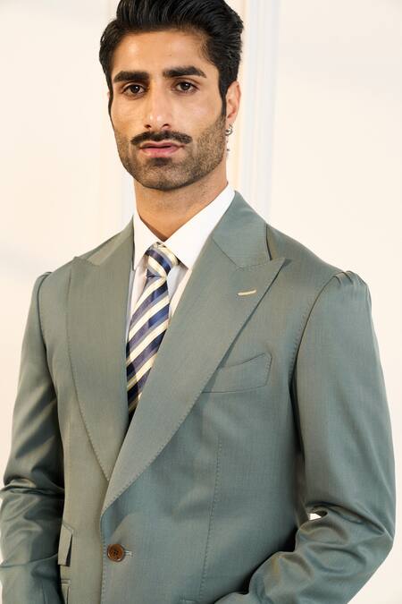 Buy Gargee Designers Green Designer Single Breasted Blazer Buy_Gargee Designers_Green Designer Single Breasted Blazer