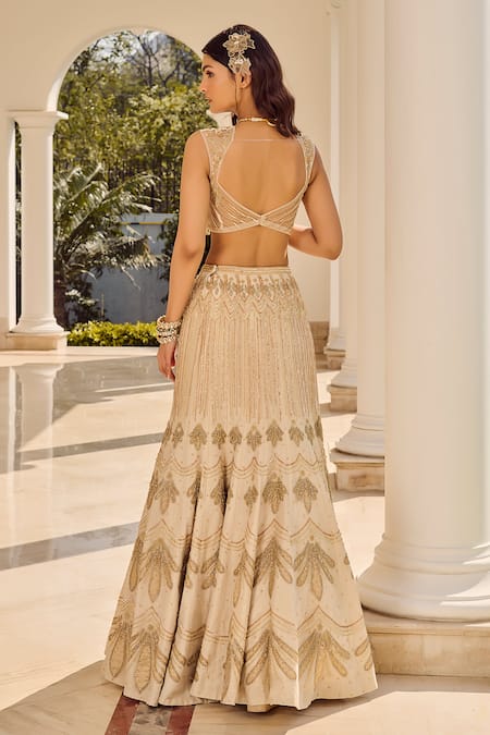 Parul Gandhi Embroidered Classic Lehenga Set 