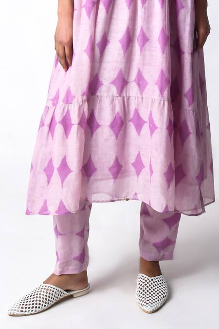 Shop JAYATI GOENKA Purple Chanderi Silk Round Neck Strappy Plum Co-ord Set Online at Aza Fashions Shop_JAYATI GOENKA_Purple Chanderi Silk Round Neck Strappy Plum Co-ord Set _Online_at_Aza_Fashions