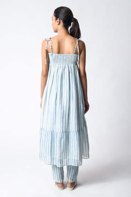JAYATI GOENKA Strappy Sky Co-Ord Set 