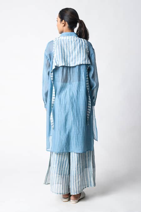 JAYATI GOENKA Sky Shirt Co-Ord Set 