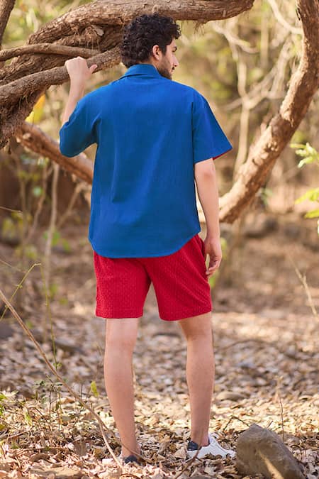 Nirmooha Titan Stitch Crochet Shorts 