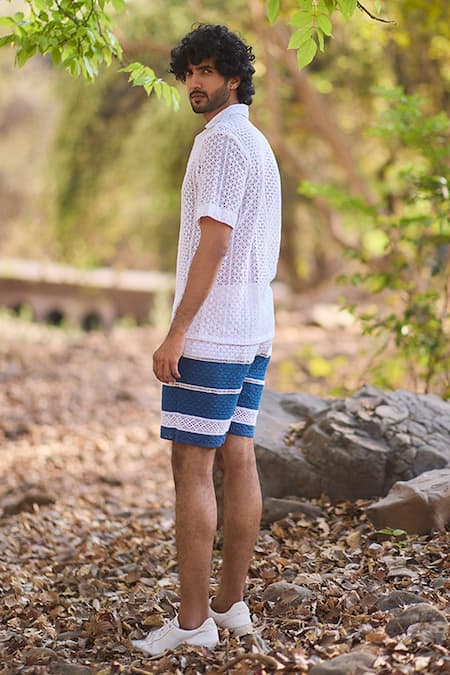 Nirmooha Amber Haven Crochet Shirt 