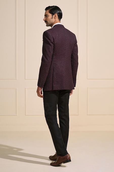 Raghavendra Rathore Jodhpur Textured Regal Tuxedo 