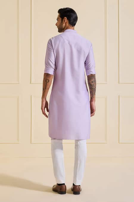 Raghavendra Rathore Jodhpur Lavender Classic Kurta 