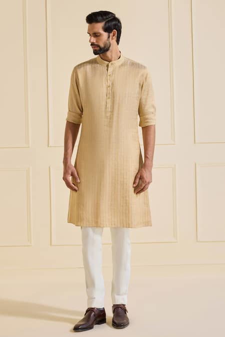 Shop Raghavendra Rathore Jodhpur Beige Viscose Textured Designer Kurta Online at Aza Fashions Shop_Raghavendra Rathore Jodhpur_Beige Viscose Textured Designer Kurta_Online_at_Aza_Fashions