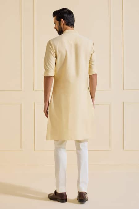 Shop Raghavendra Rathore Jodhpur Beige Viscose, Silk Light Designer Kurta at Aza Fashions Shop_Raghavendra Rathore Jodhpur_Beige Viscose, Silk Light Designer Kurta _at_Aza_Fashions