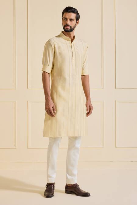 Buy Raghavendra Rathore Jodhpur Beige Viscose, Silk Light Designer Kurta Online at Aza Fashions Buy_Raghavendra Rathore Jodhpur_Beige Viscose, Silk Light Designer Kurta _Online_at_Aza_Fashions