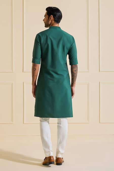 Raghavendra Rathore Jodhpur Classic Celestial Emerald Kurta 