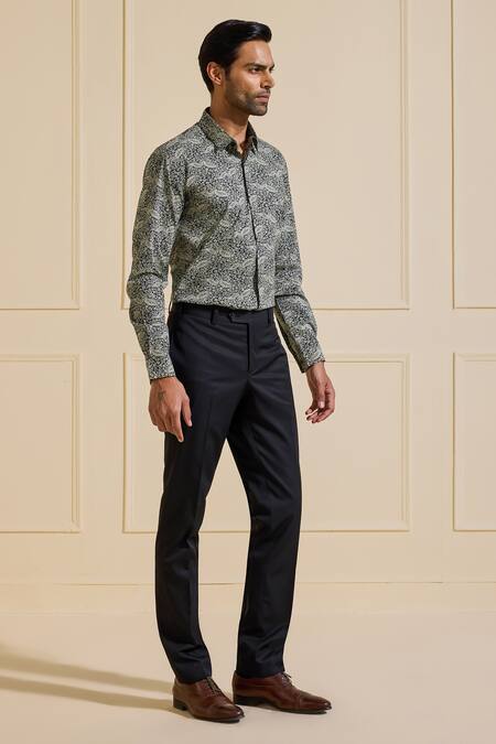 Buy Raghavendra Rathore Jodhpur Multi Color Cotton Artful Mirage Printed Shirt Online at Aza Fashions Buy_Raghavendra Rathore Jodhpur_Multi Color Cotton Artful Mirage Printed Shirt _Online_at_Aza_Fashions