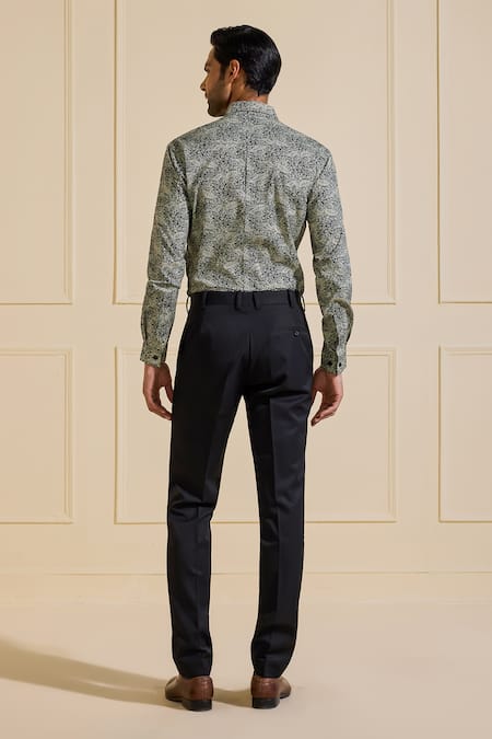 Shop Raghavendra Rathore Jodhpur Multi Color Cotton Artful Mirage Printed Shirt at Aza Fashions Shop_Raghavendra Rathore Jodhpur_Multi Color Cotton Artful Mirage Printed Shirt _at_Aza_Fashions