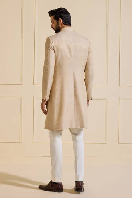 Shop Raghavendra Rathore Jodhpur Off White Silk Designer Sherwani at Aza Fashions Shop_Raghavendra Rathore Jodhpur_Off White Silk Designer Sherwani _at_Aza_Fashions