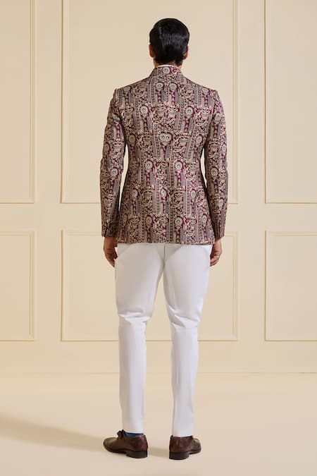 Raghavendra Rathore Jodhpur Multi Colour Designer Bandhgala Jacket 