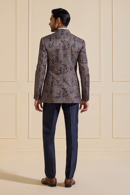 Raghavendra Rathore Jodhpur Multi Colour Designer Bandhgala Jacket 